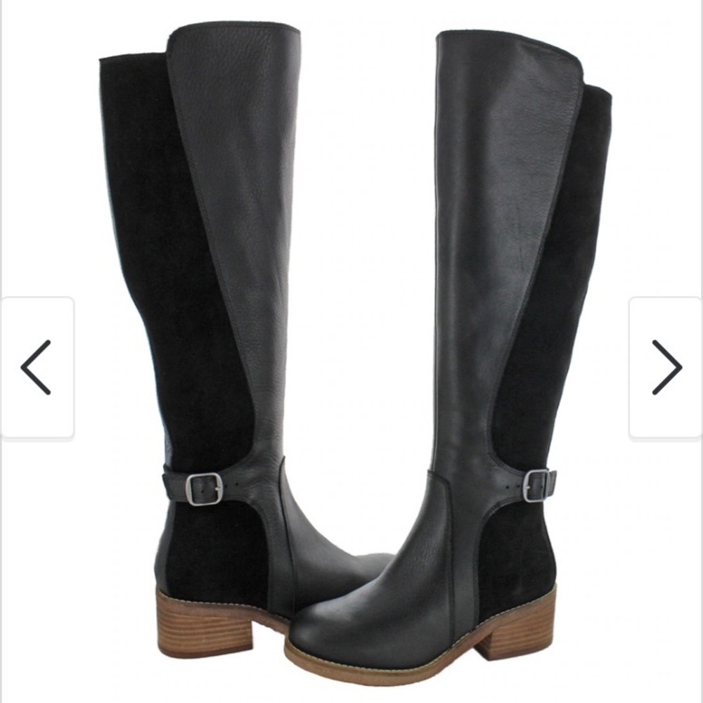 Lucky Brand Timinii Leather Tall Riding Boots, size 7.5